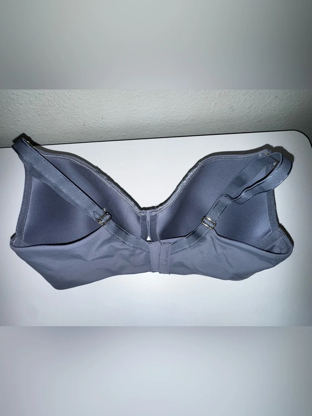 Soma Slate Gray Lace-Trim T-Shirt Bra